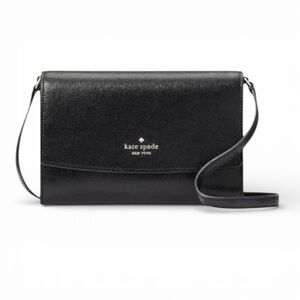 Kate Spade Black Perry Leather Crossbody Bag NWT